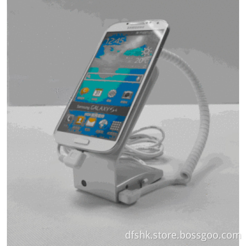 retail automation system that secure and charge mobile phone